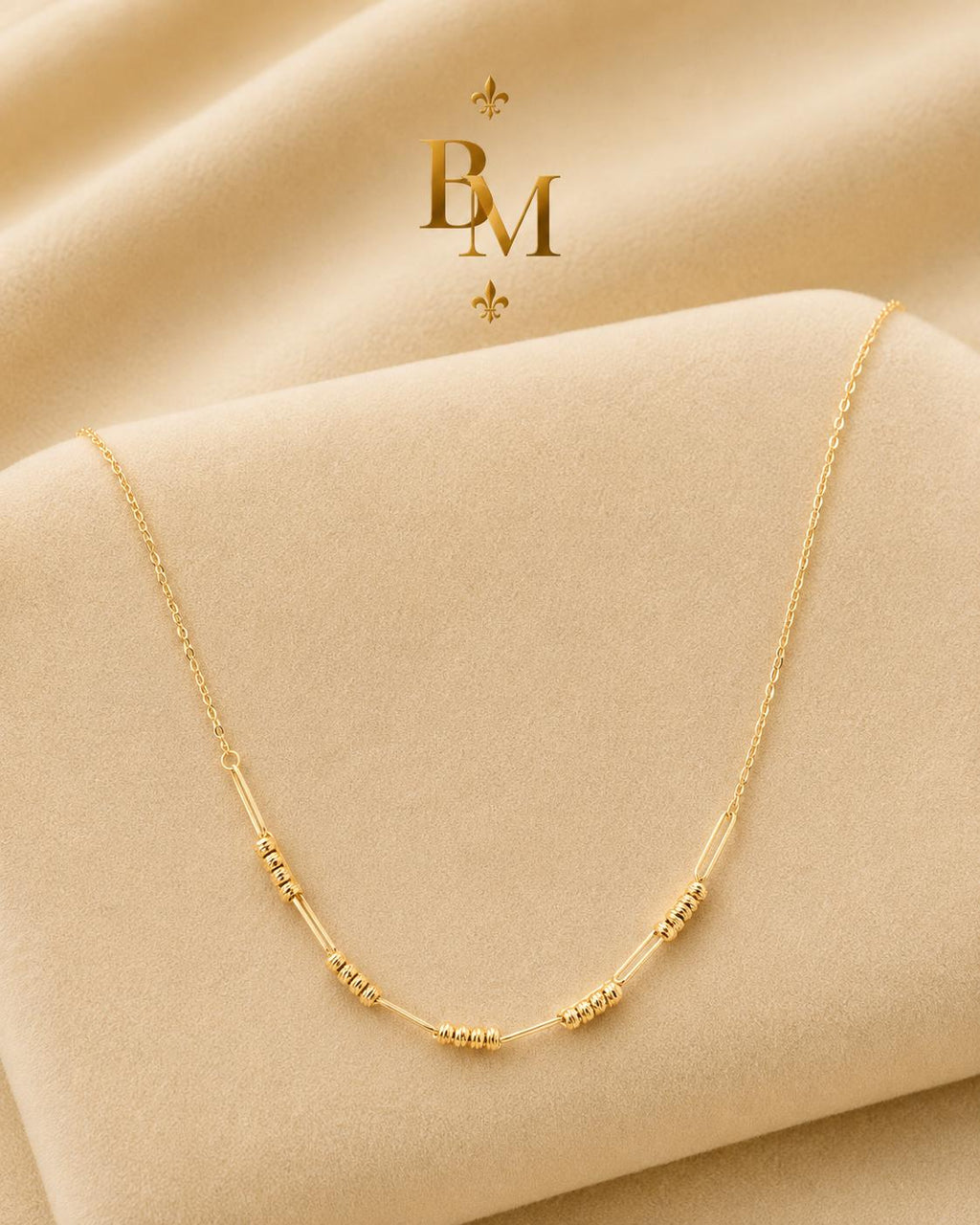 Minimalist Necklace | Solid 18K Gold | 0.9 g | Bahremand Jewellery