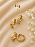 Classic Hoop Earrings | Solid 18K Gold – 2.00g | Bahremand Jewellery