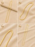 Rope Chain & Bracelet Set | Solid 18K Gold | 9.54 g | Bahremand Jewellery