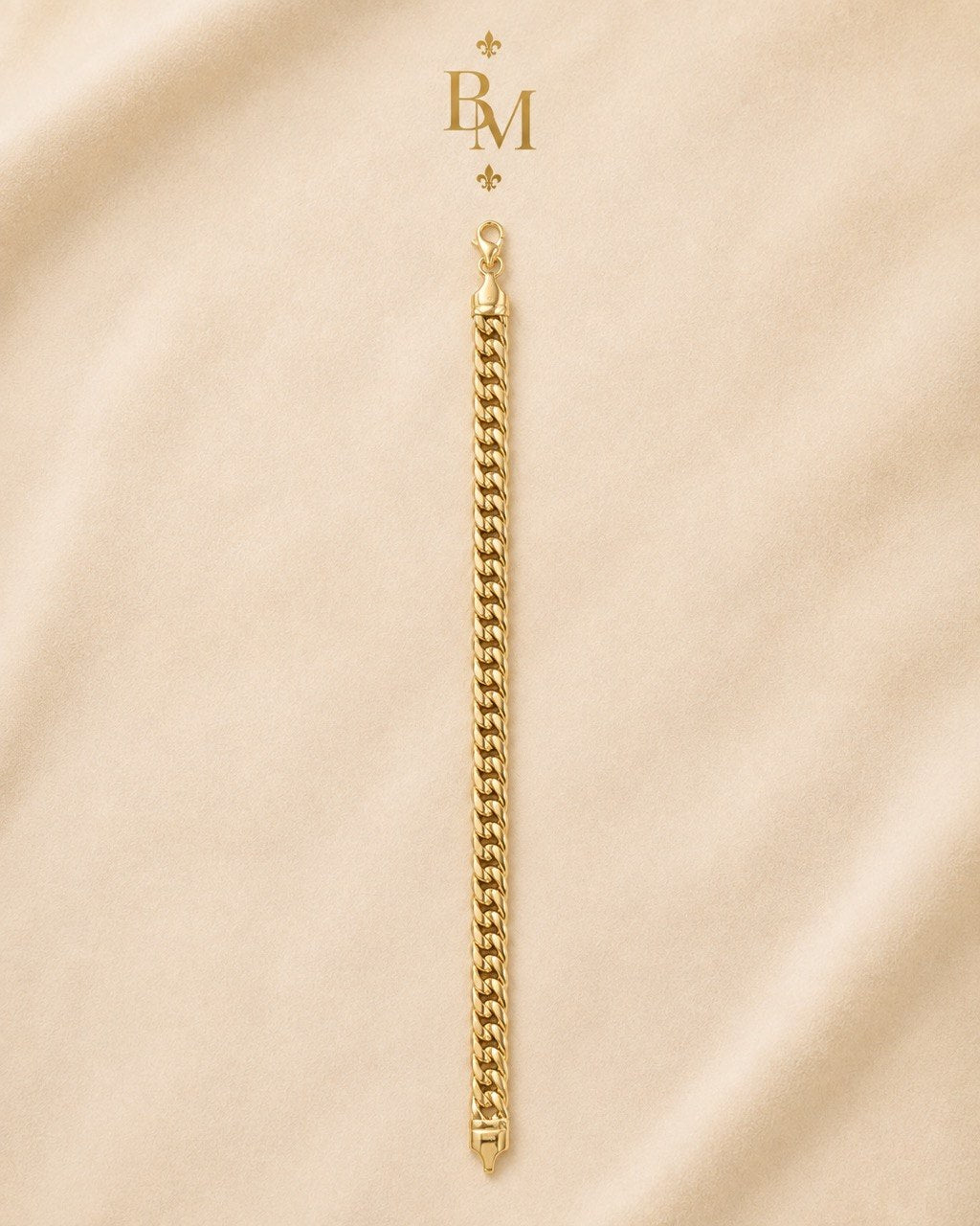 18K Yellow Gold Cuban Link Bracelet – 4.1 g, 7.5”