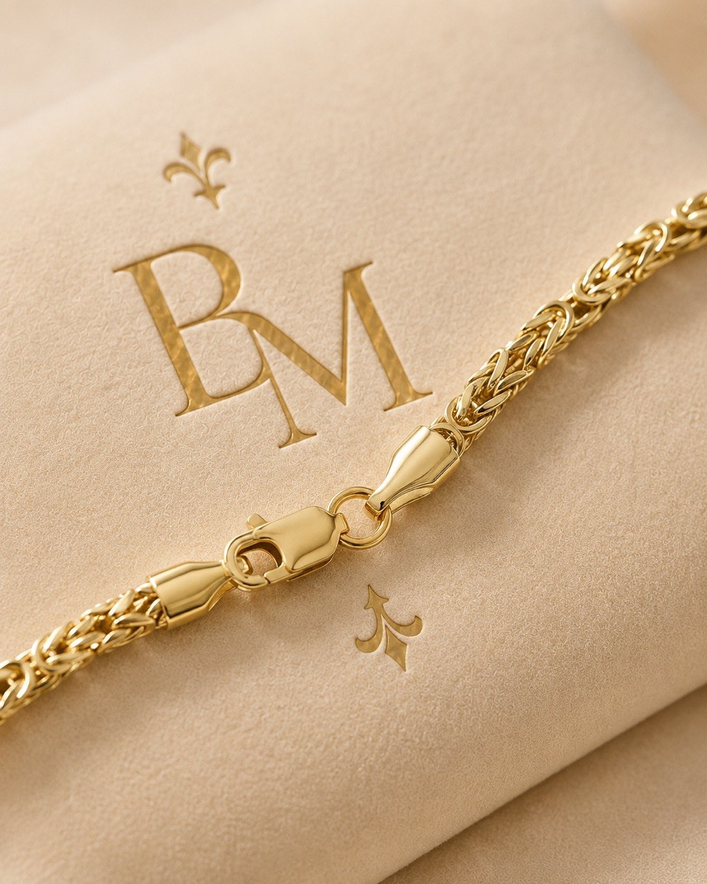 18K Yellow Gold Byzantine Bracelet – 7.5"