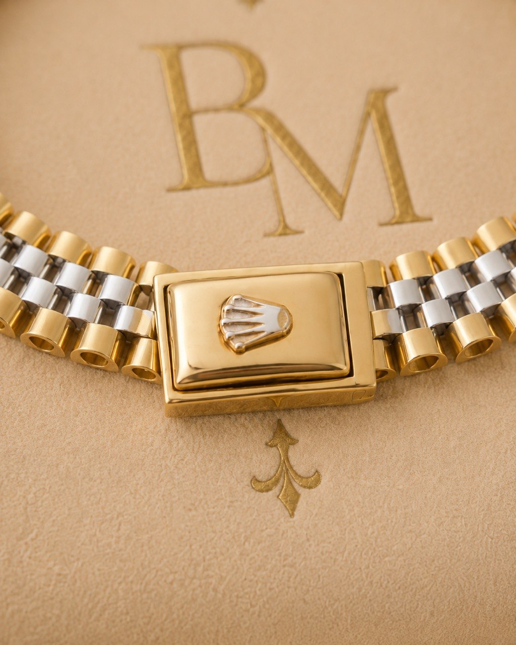 18K Two-Tone Jubilee-Style Bracelet – 10mm | 7.5" | 11g | Unisex