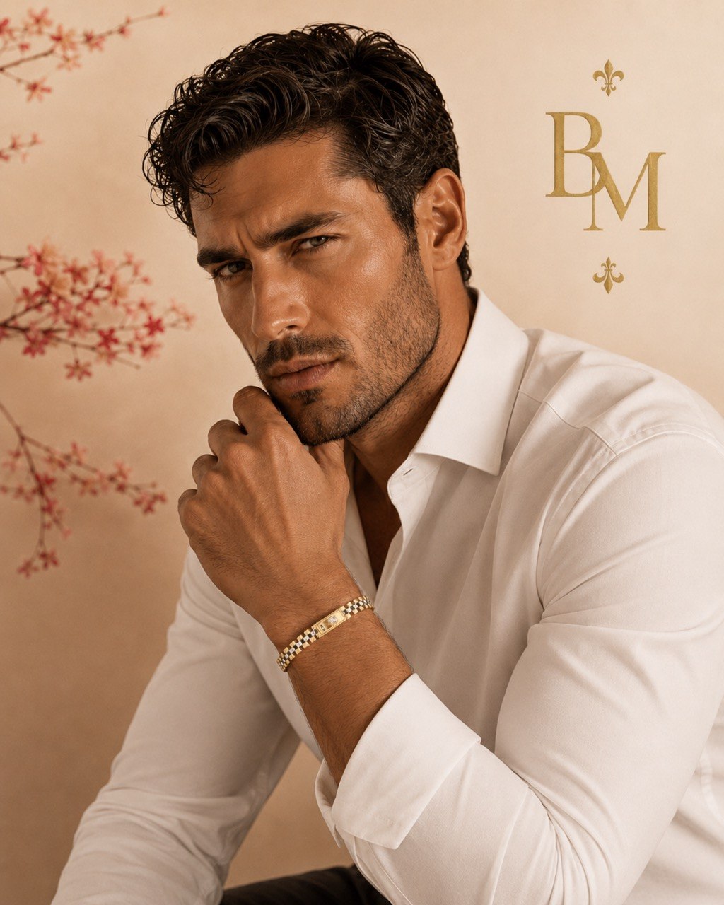 18K Two-Tone Gold Bracelet – 6mm | 7” | 8.2g | Unisex
