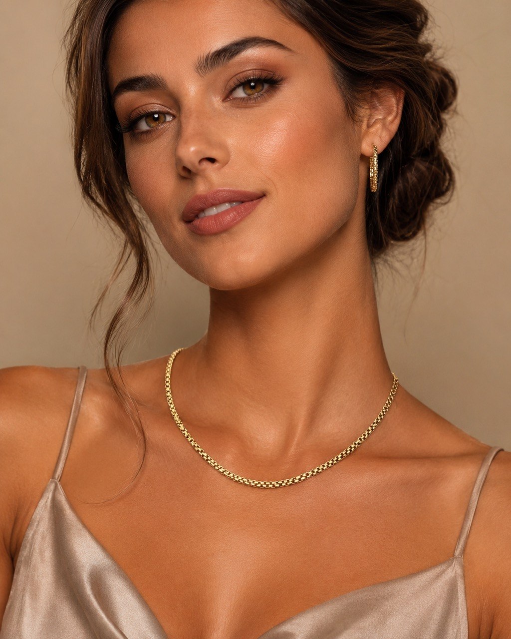18K Yellow Gold Box Chain Necklace – 20” – 10.4 Grams – Approx. 3 mm