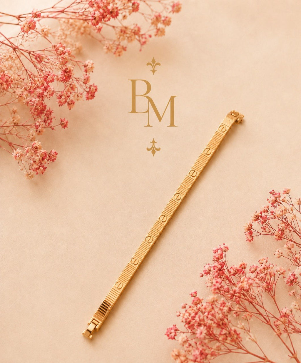18K Gold Flexible Bracelet – 15.44g, 7.5”