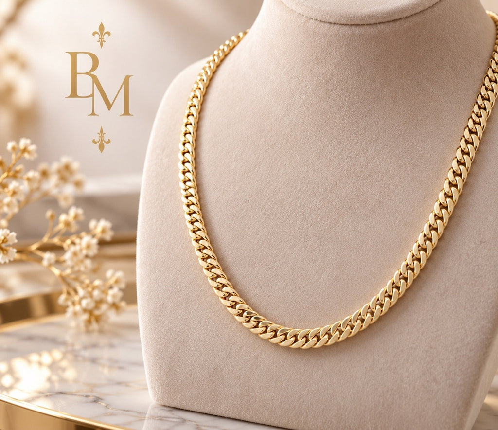 18K  Gold Cuban Link Chain Necklace – 18” | 5.1g | 4mm