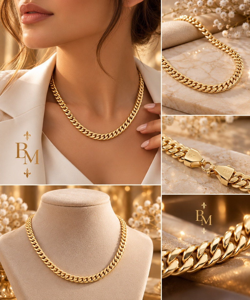 18K  Gold Cuban Link Chain Necklace – 18” | 5.1g | 4mm