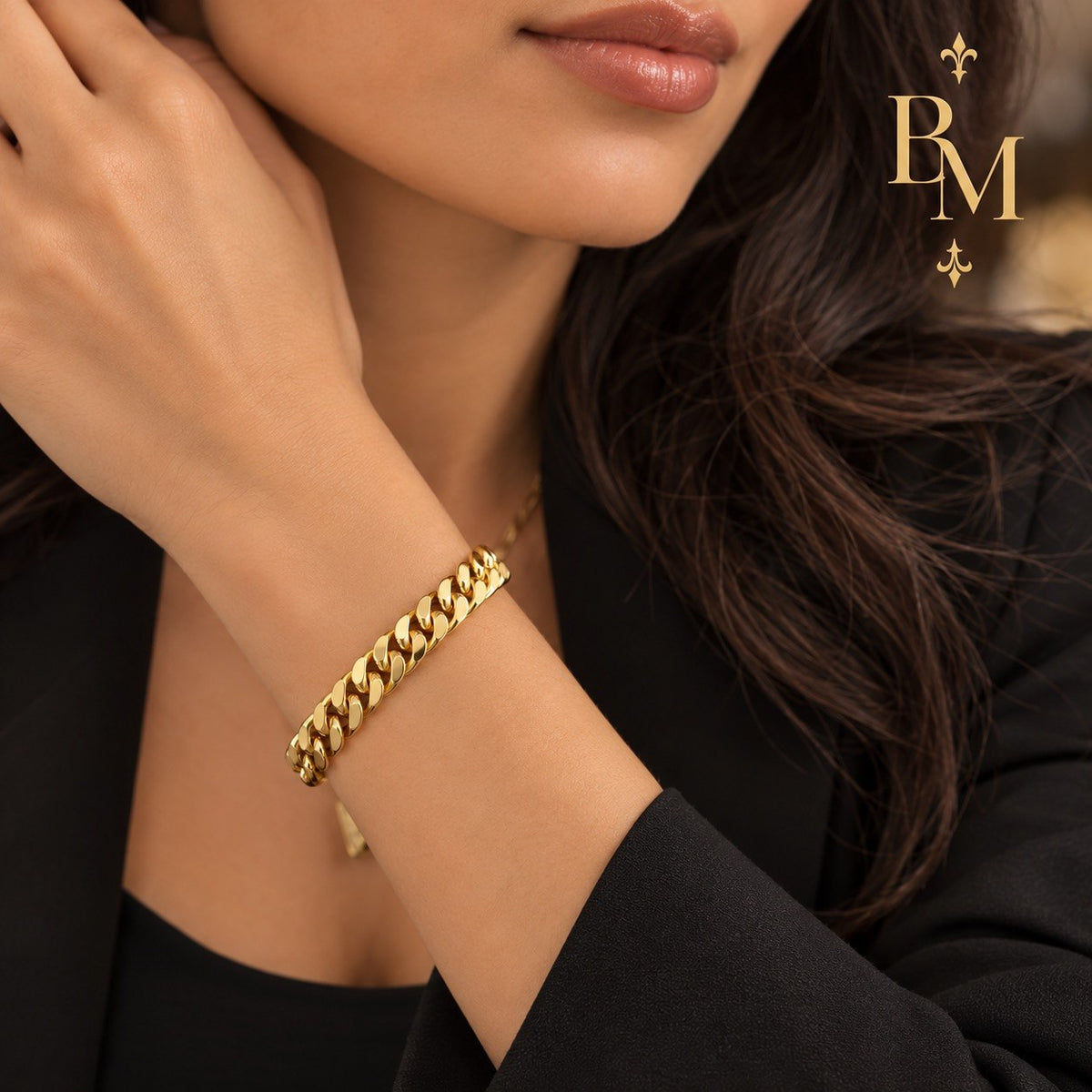 18K Gold Cuban Link Bracelet – 8” | 7mm | 4.8g