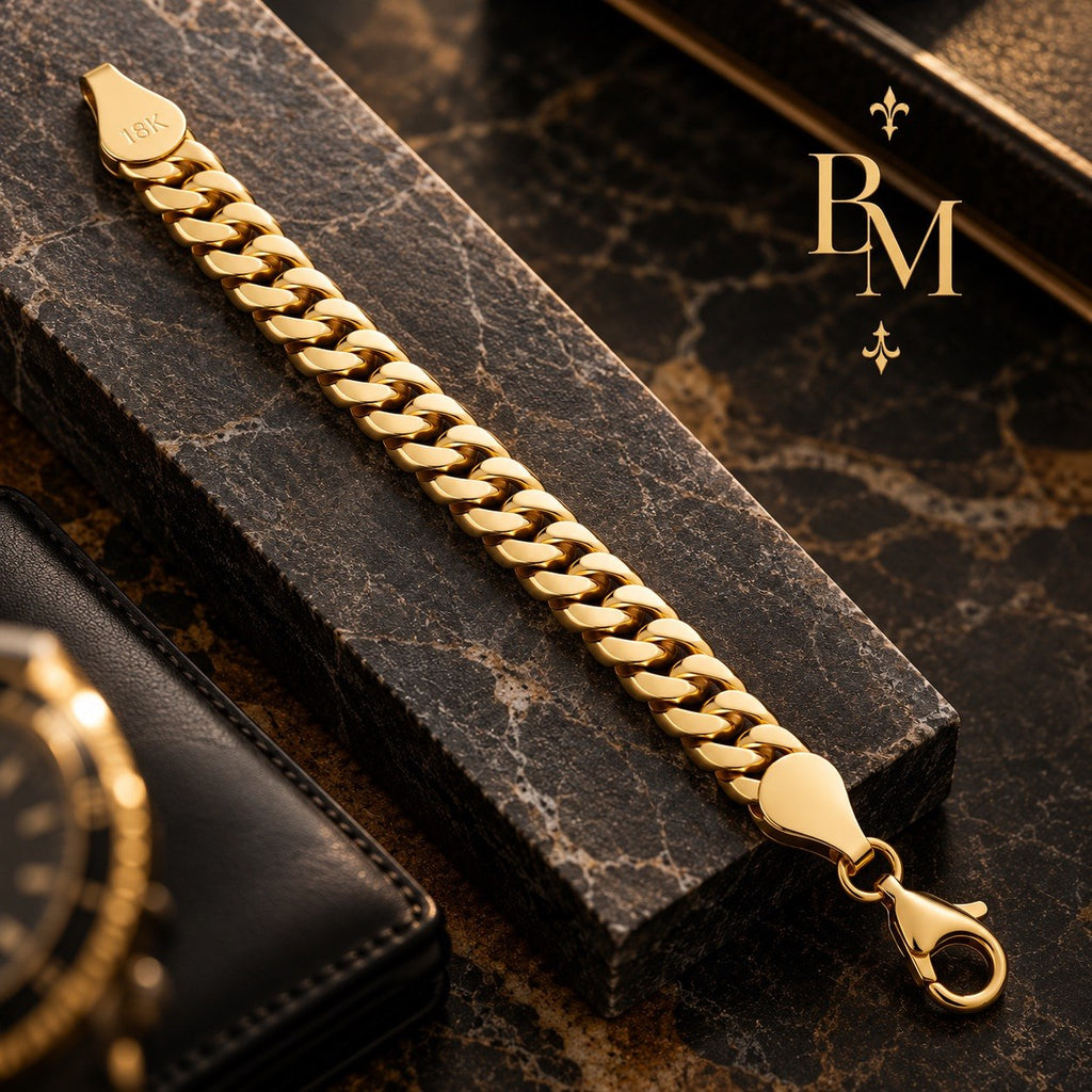 18K Gold Cuban Link Bracelet – 8” | 7mm | 4.8g
