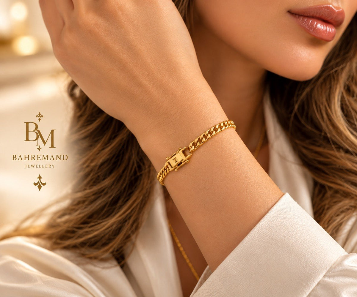 18K Gold Cuban Link Bracelet – 8” | 2.8g