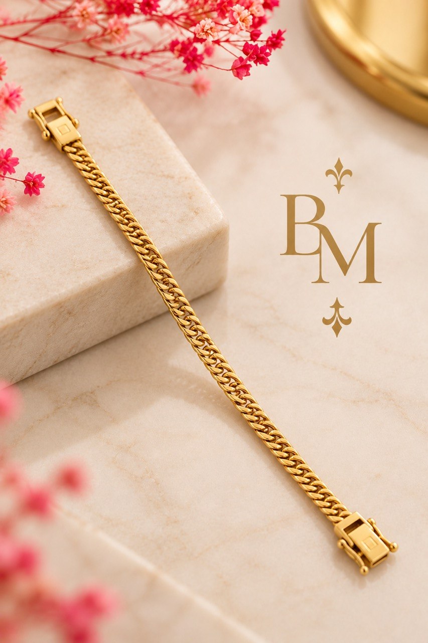 18K Gold Cuban Link Bracelet – 8” | 2.8g